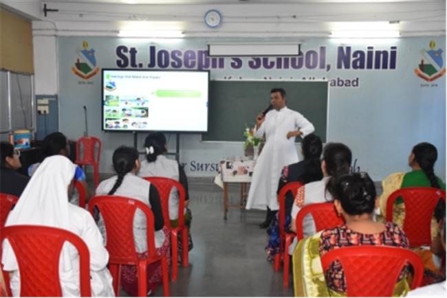 Staff Orientation Programme by the Principal (Rev. Fr. Melwin Wilson D'Souza)