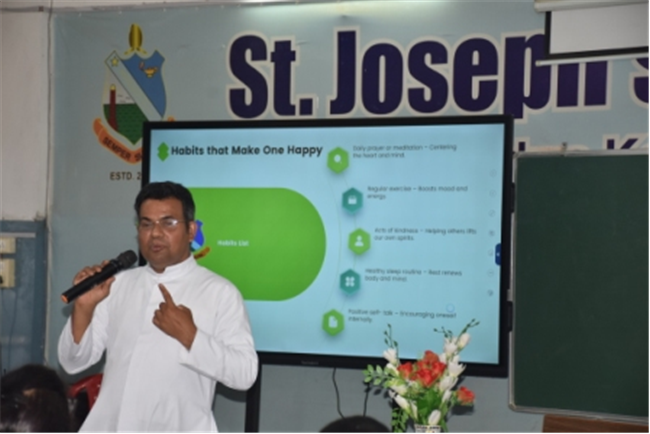 Staff Orientation Programme by the Principal (Rev. Fr. Melwin Wilson D'Souza)