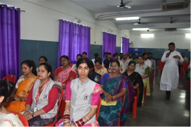 Staff Orientation Programme by the Principal (Rev. Fr. Melwin Wilson D'Souza)