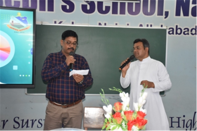 Staff Orientation Programme by the Principal (Rev. Fr. Melwin Wilson D'Souza)