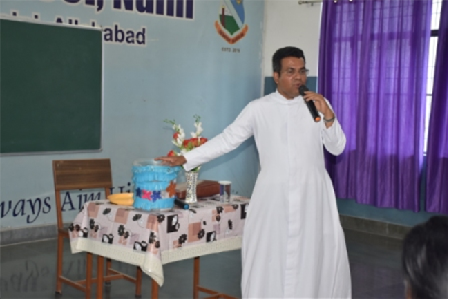Staff Orientation Programme by the Principal (Rev. Fr. Melwin Wilson D'Souza)
