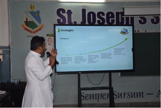 Staff Orientation Programme by the Principal (Rev. Fr. Melwin Wilson D'Souza)