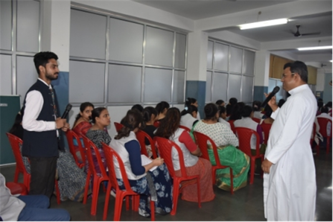 Staff Orientation Programme by the Principal (Rev. Fr. Melwin Wilson D'Souza)