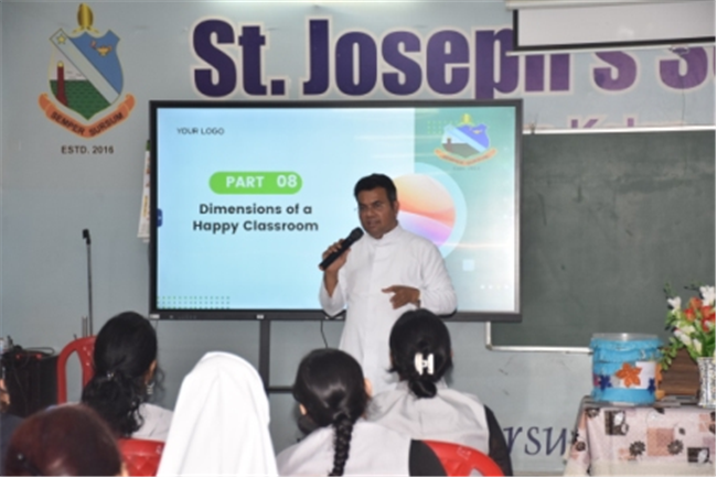 Staff Orientation Programme by the Principal (Rev. Fr. Melwin Wilson D'Souza)