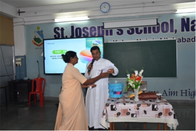 Staff Orientation Programme by the Principal (Rev. Fr. Melwin Wilson D'Souza)