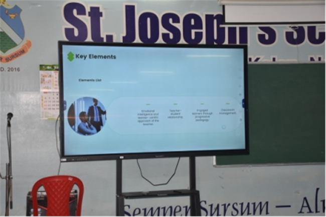 Staff Orientation Programme by the Principal (Rev. Fr. Melwin Wilson D'Souza)
