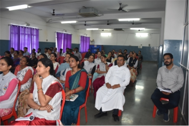 Staff Orientation Programme by the Principal (Rev. Fr. Melwin Wilson D'Souza)