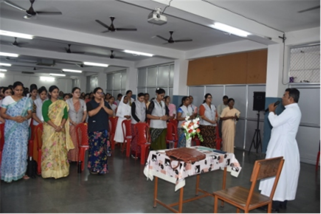Staff Orientation Programme by the Principal (Rev. Fr. Melwin Wilson D'Souza)