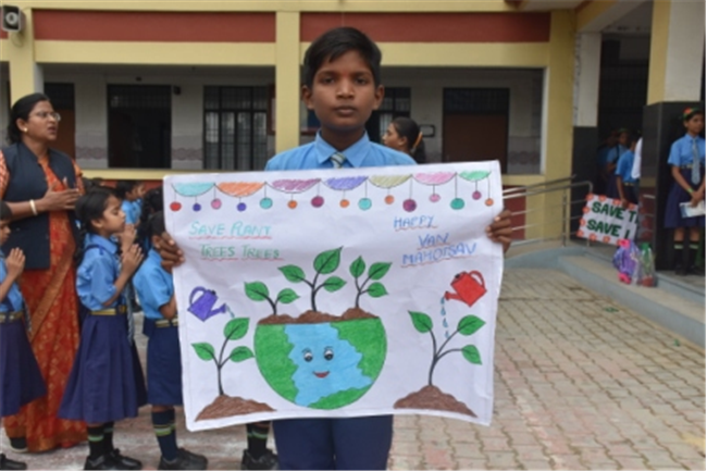 Rooted in Green: A Van Mahotsav Celebration by Young Eco-Warriors