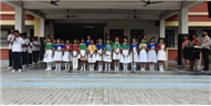 Morning Assembly on “Care for Yourself” by Class 9-B