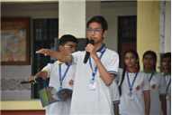 Morning Assembly on “Care for Yourself” by Class 9-B
