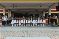 Morning Assembly on “Care for Yourself” by Class 9-B