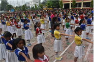 Morning Assembly on “Care for Yourself” by Class 9-B