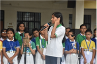 Morning Assembly on “Care for Yourself” by Class 9-B
