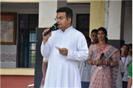 Morning Assembly on “Care for Yourself” by Class 9-B