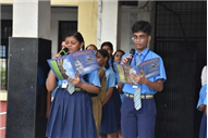 Morning Assembly on “Companionship” by Class 8-B