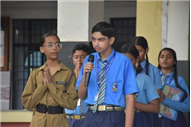 Morning Assembly on “Companionship” by Class 8-B