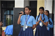 Morning Assembly on “Companionship” by Class 8-B