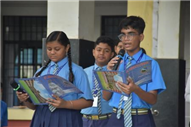 Morning Assembly on “Companionship” by Class 8-B