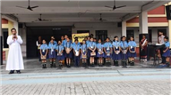 Morning Assembly on “Companionship” by Class 8-B