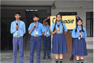 Morning Assembly on “Companionship” by Class 8-B