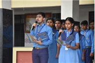 Morning Assembly on “Are You Rich Without Wealth?” by Class 10-C