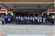 Morning Assembly on “Are You Rich Without Wealth?” by Class 10-C