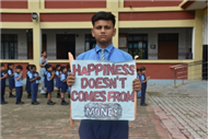 Morning Assembly on “Are You Rich Without Wealth?” by Class 10-C