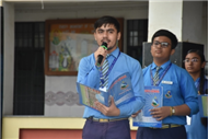 Morning Assembly on “Are You Rich Without Wealth?” by Class 10-C