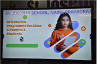 Orientation Programme for Class X Parents & Students