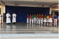 SJS Naini Welcomes the new Principal (Rev. Fr. Melwin Wilson D'Souza)