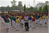 SJS Naini Welcomes the new Principal (Rev. Fr. Melwin Wilson D'Souza)