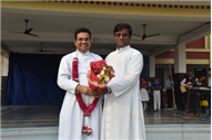 SJS Naini Welcomes the new Principal (Rev. Fr. Melwin Wilson D'Souza)