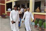 SJS Naini Welcomes the new Principal (Rev. Fr. Melwin Wilson D'Souza)