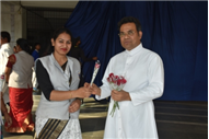 SJS Naini Welcomes the new Principal (Rev. Fr. Melwin Wilson D'Souza)
