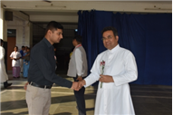 SJS Naini Welcomes the new Principal (Rev. Fr. Melwin Wilson D'Souza)