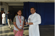 SJS Naini Welcomes the new Principal (Rev. Fr. Melwin Wilson D'Souza)