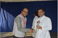 SJS Naini Welcomes the new Principal (Rev. Fr. Melwin Wilson D'Souza)