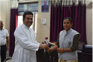 SJS Naini Welcomes the new Principal (Rev. Fr. Melwin Wilson D'Souza)