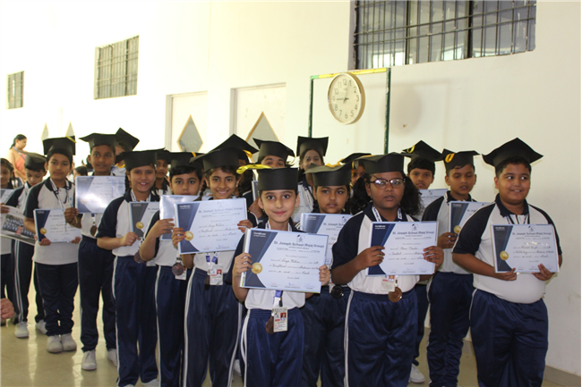 FELICITATION CEREMONY  ORGANIZED AT ST. JOSEPH SCHOOL (BAJAJ GROUP) , THAKURGANJ 2024-2024