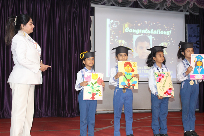 FELICITATION CEREMONY  ORGANIZED AT ST. JOSEPH SCHOOL (BAJAJ GROUP) , THAKURGANJ 2024-2024