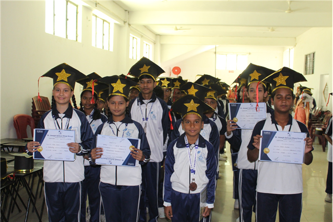 FELICITATION CEREMONY  ORGANIZED AT ST. JOSEPH SCHOOL (BAJAJ GROUP) , THAKURGANJ 2024-2024