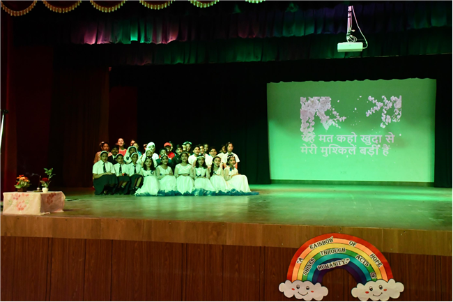 A rainbow of hope shines through acts of humanity