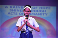 A rainbow of hope shines through acts of humanity