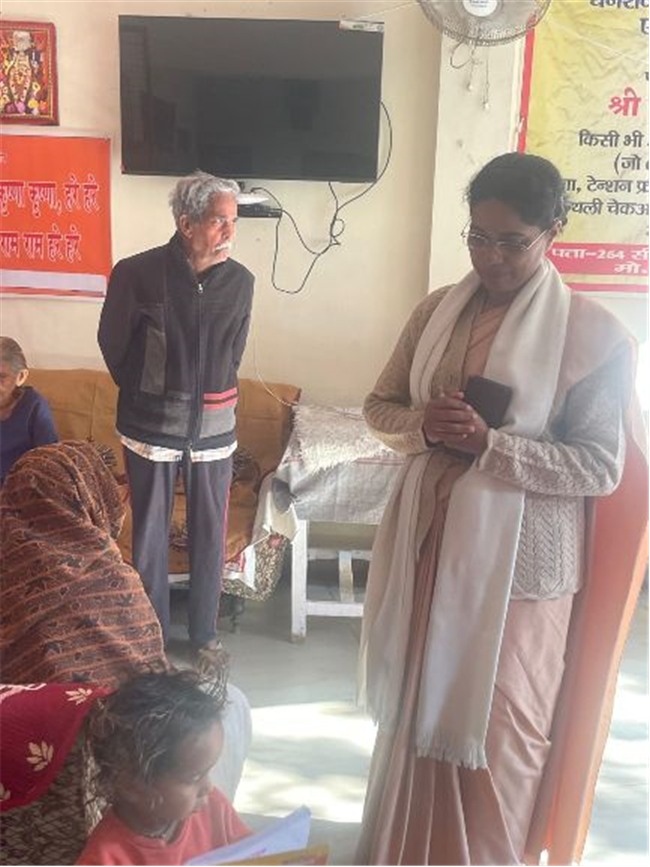 JPIC MEMBERS ORGANIZED A VISIT TO DHANRAJ OLD AGE HOME