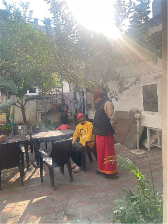 JPIC MEMBERS ORGANIZED A VISIT TO DHANRAJ OLD AGE HOME