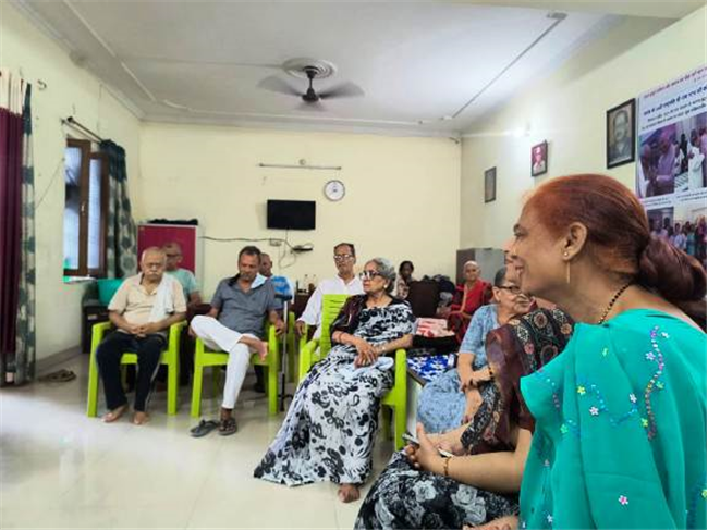 FRIENDS OF MARY WARD VISITED THE OLD AGE HOME