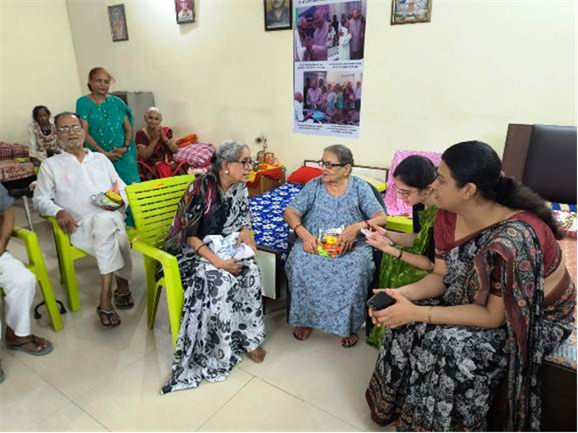 FRIENDS OF MARY WARD VISITED THE OLD AGE HOME