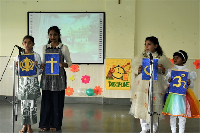 LONG ASSEMBLY BY  CLASS NURSERY & 1