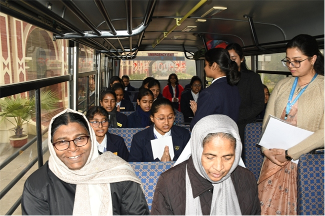 VISIT TO THE LEPERS' COLONY,KERALA BAGH, PRAYAGRAJ